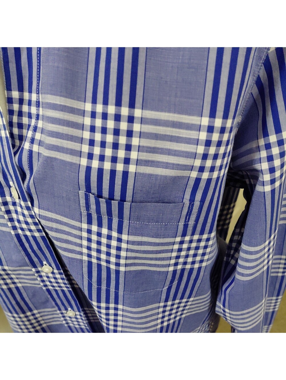 Grayson by Frank & Eileen ladies Shirt The Hero Plaid Size S EUC Cotton #942 - Picture 3 of 9